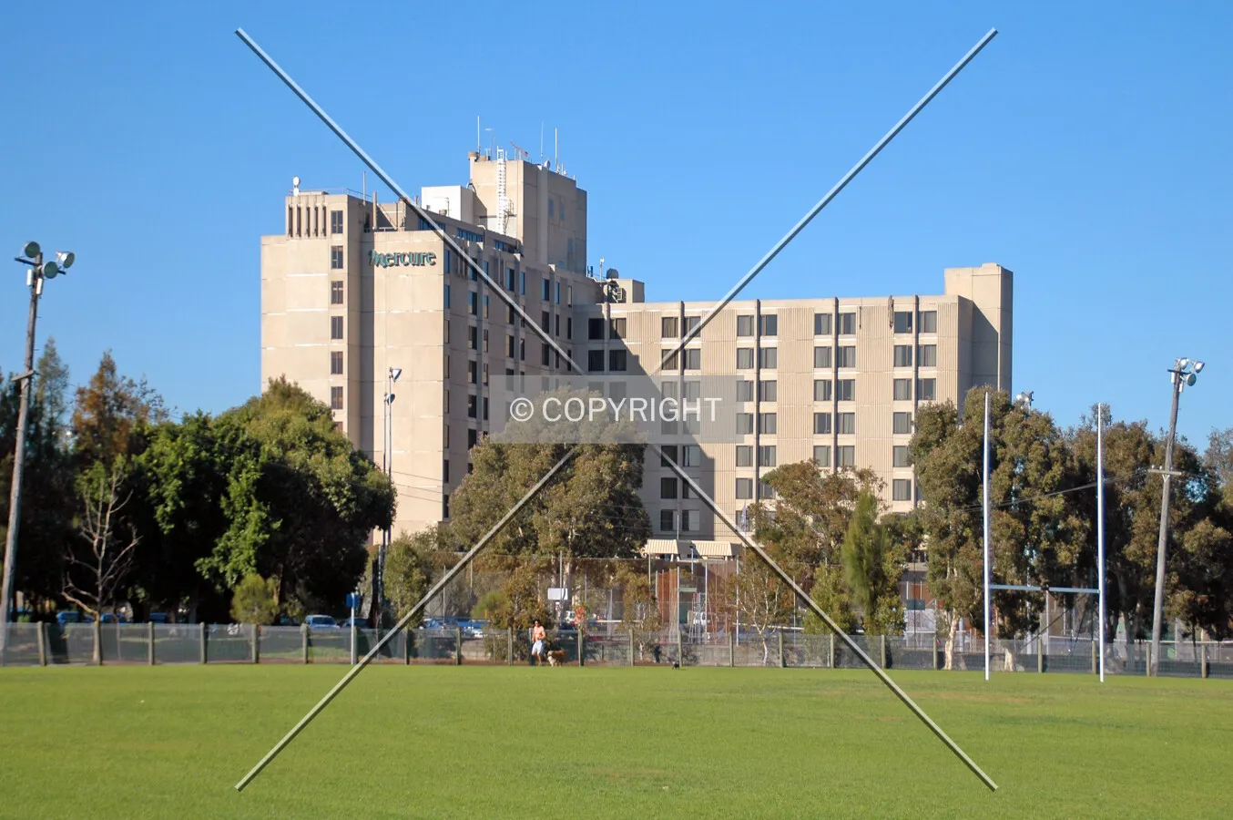 As seen from Cahill Park