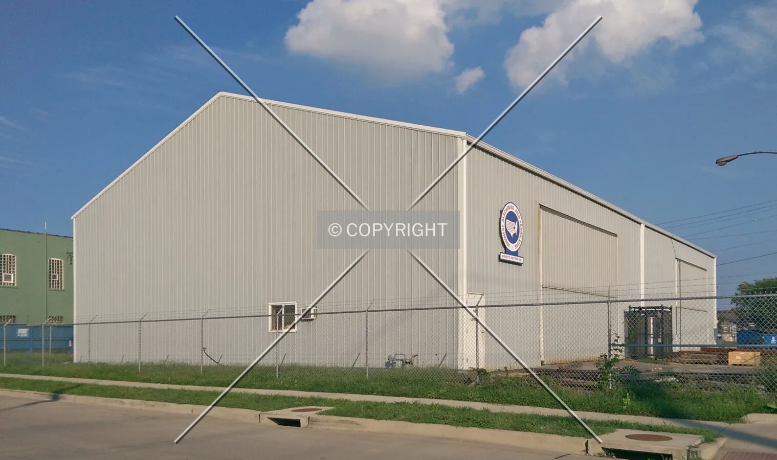 View from the northwest; August 18, 2014