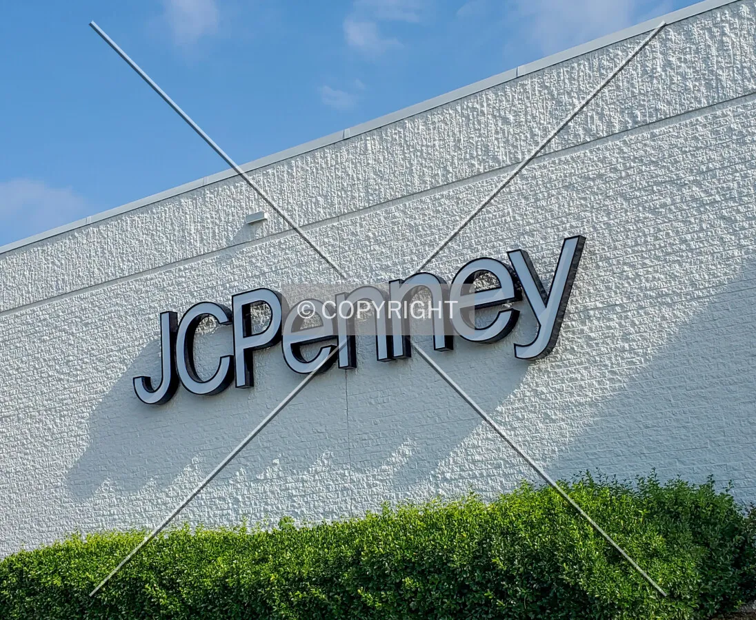 JCPenney sign; May 16, 2020