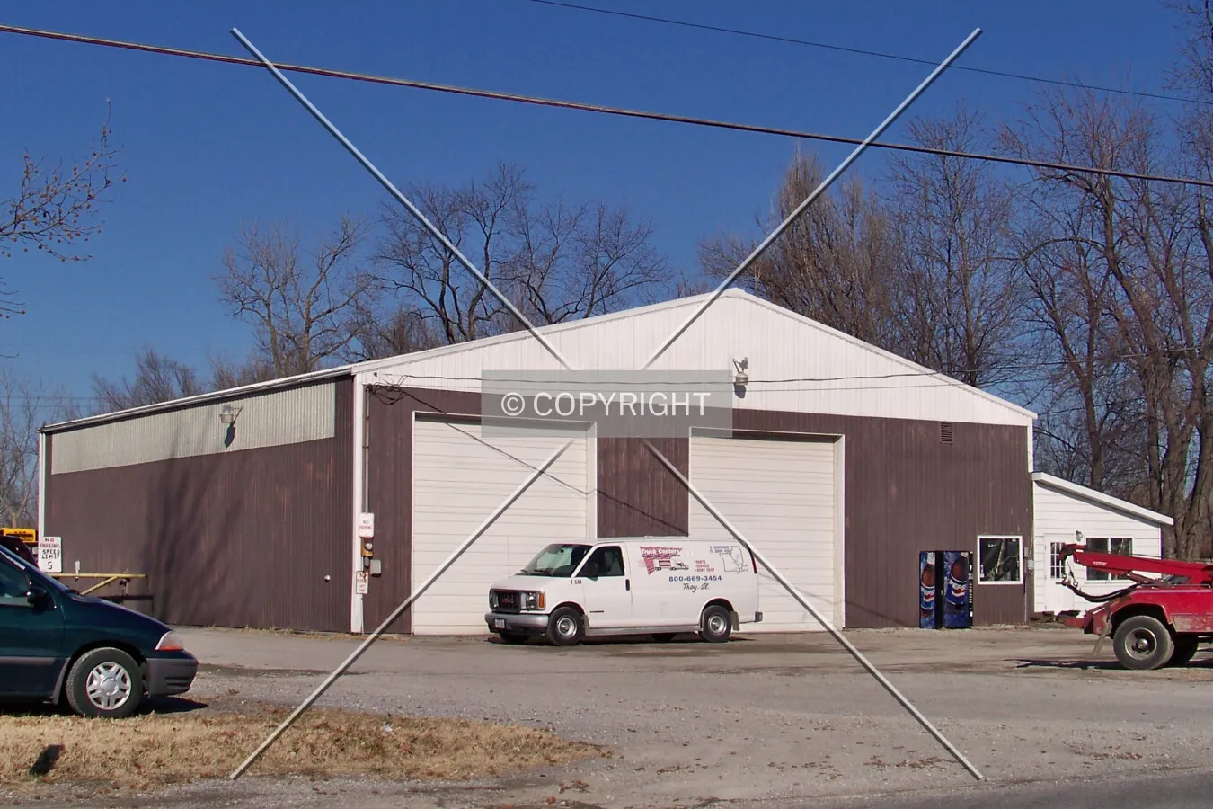 View from the southwest; December 31, 2008