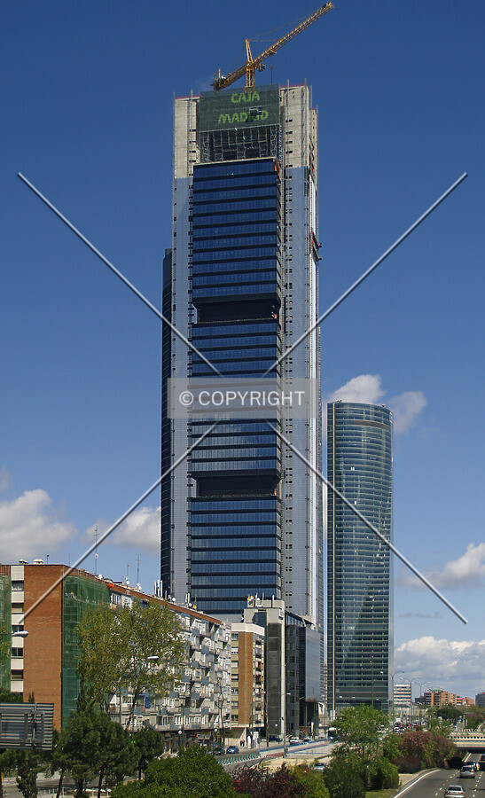 View from Paseo de la Castellana