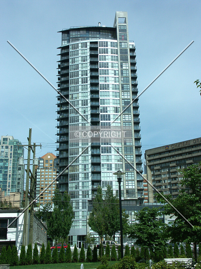 View of east facade from Richards Street