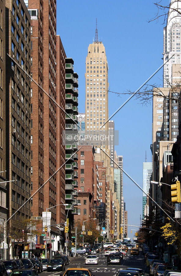 View from the southwest along Lexington Avenue