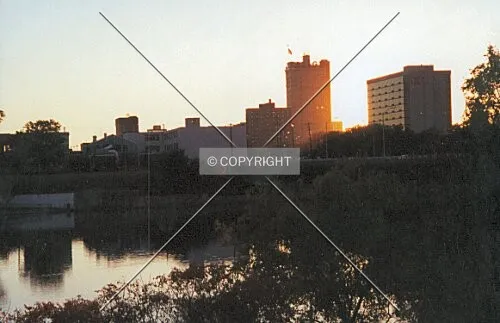 Downtown Waco at sunset