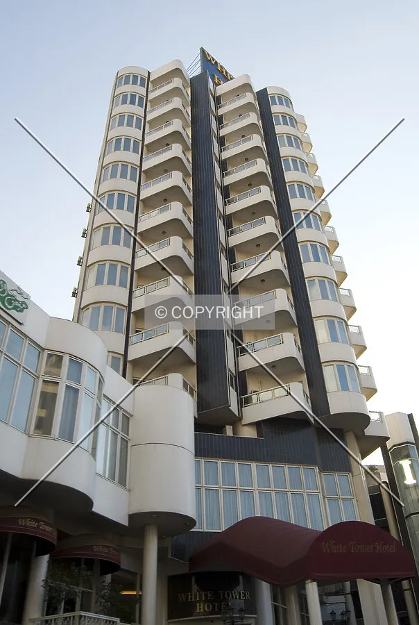 Looking up from street level