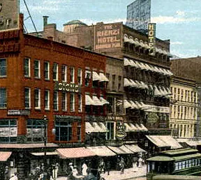 View from the southeast
