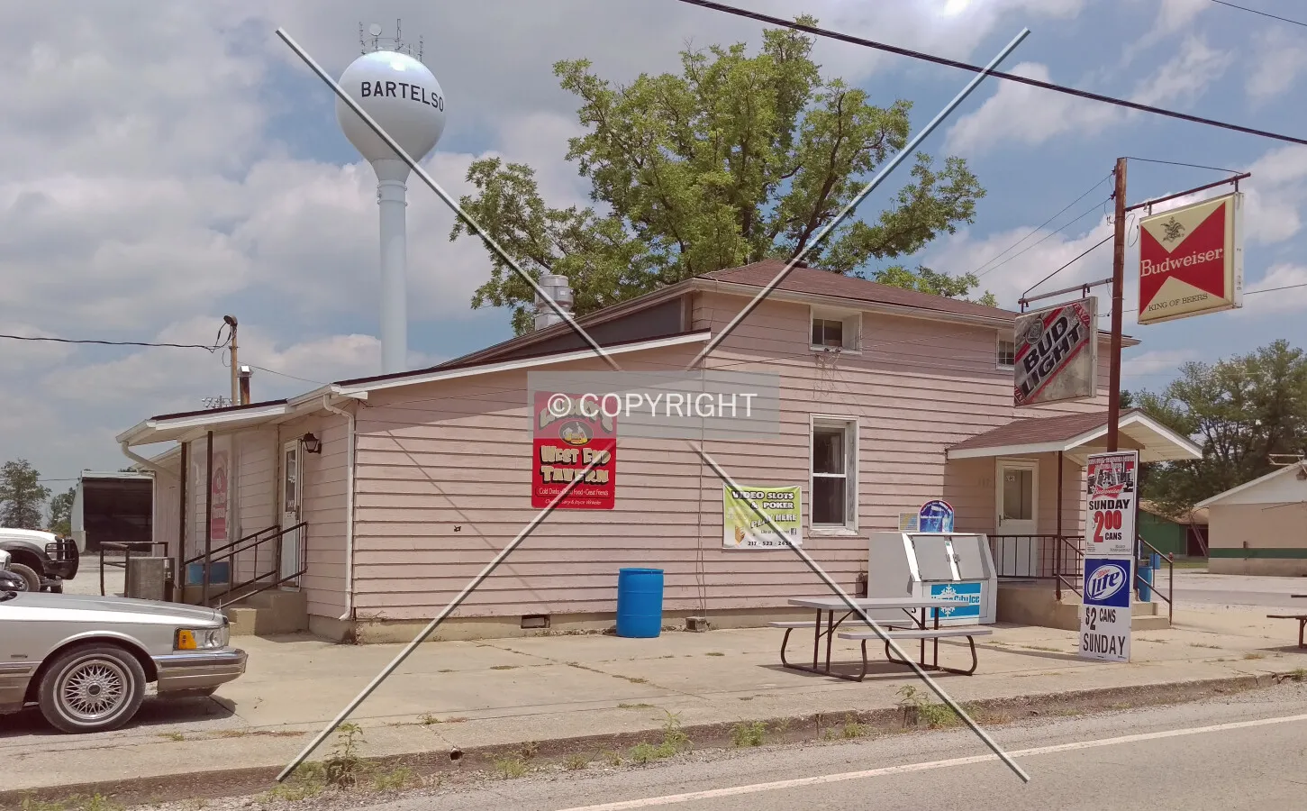 View from the southwest; July 24, 2015