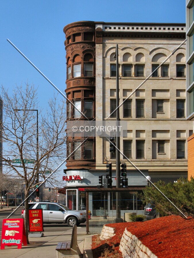 View to the west along West 7th Street