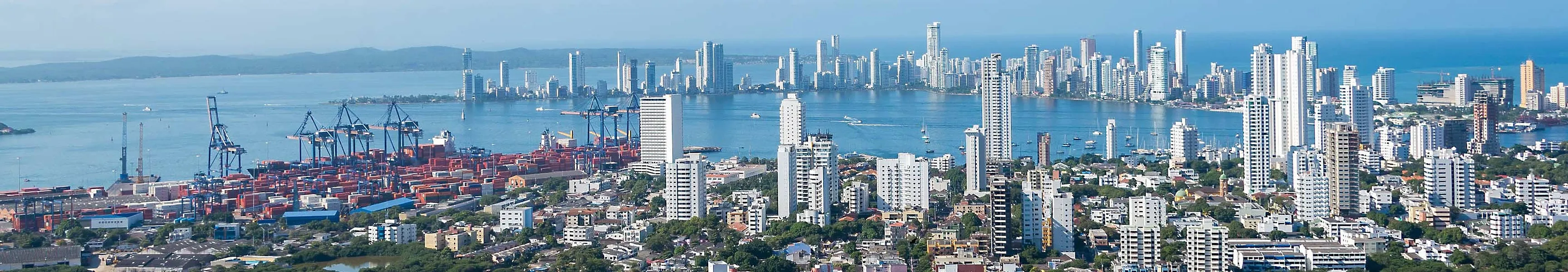Panorama of Cartagena de Indias