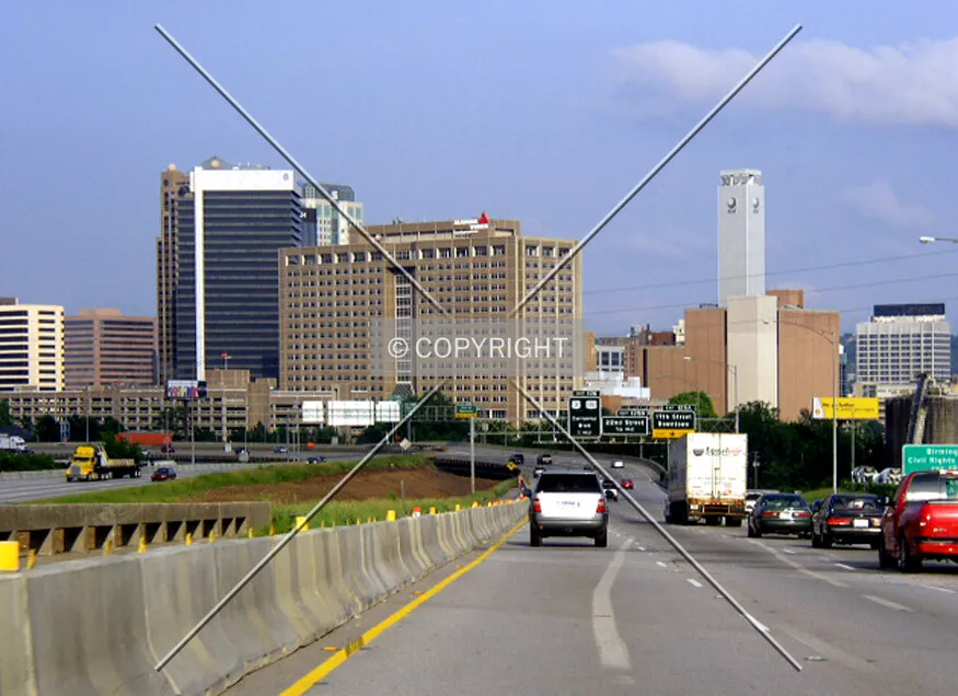 Looking east towards downtown from Interstates 20/59