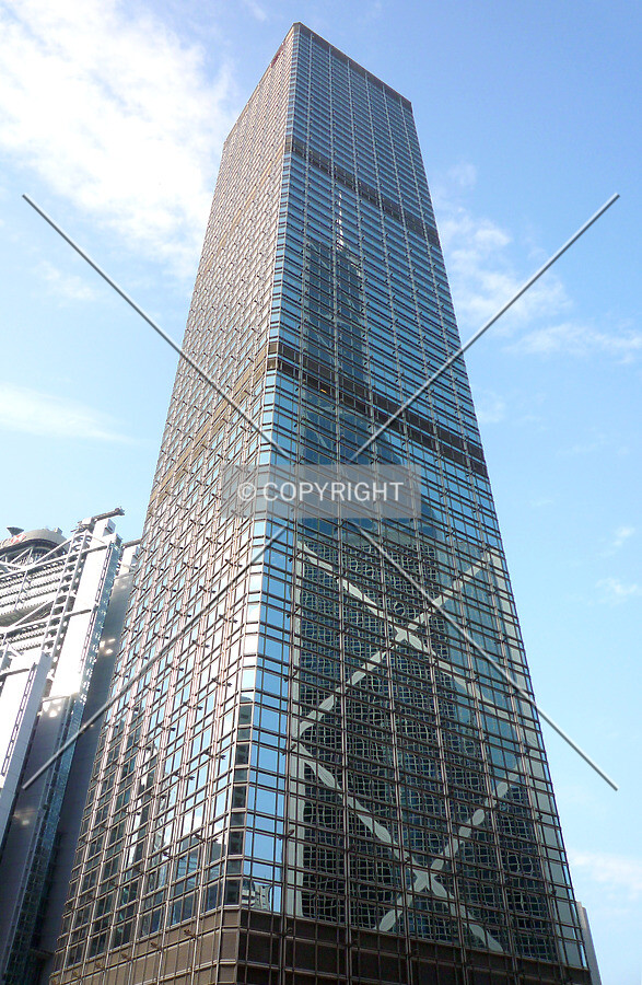 Looking up from Garden Road