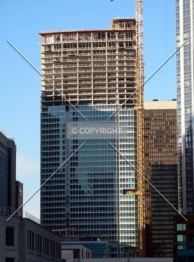 View to the north from Wacker Drive
