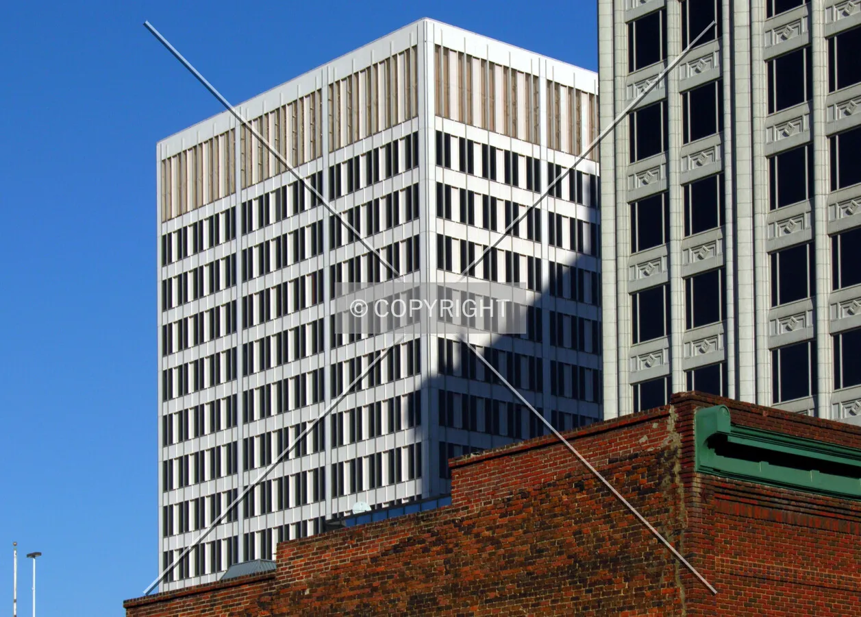 Vintage view looking northeast from Market Street