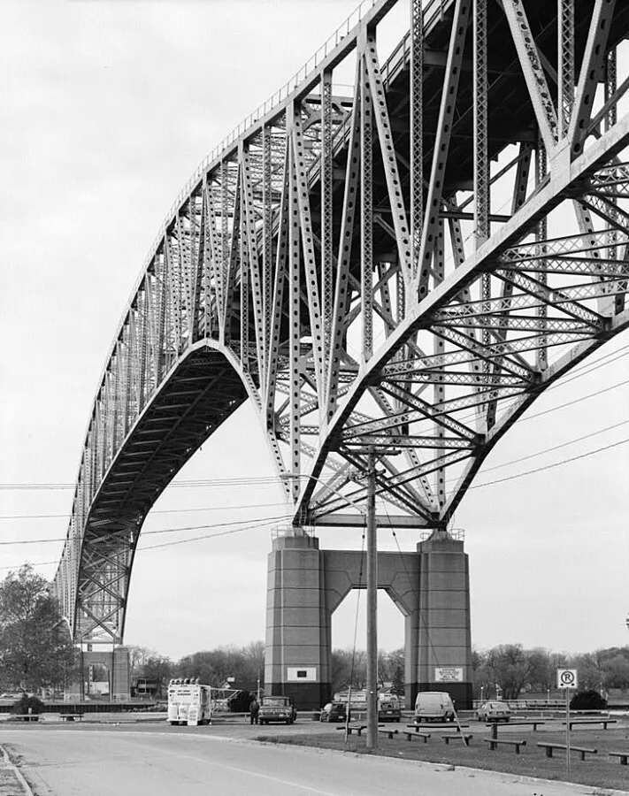 Vintage view from the northwest