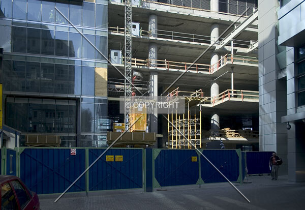 East side of the base