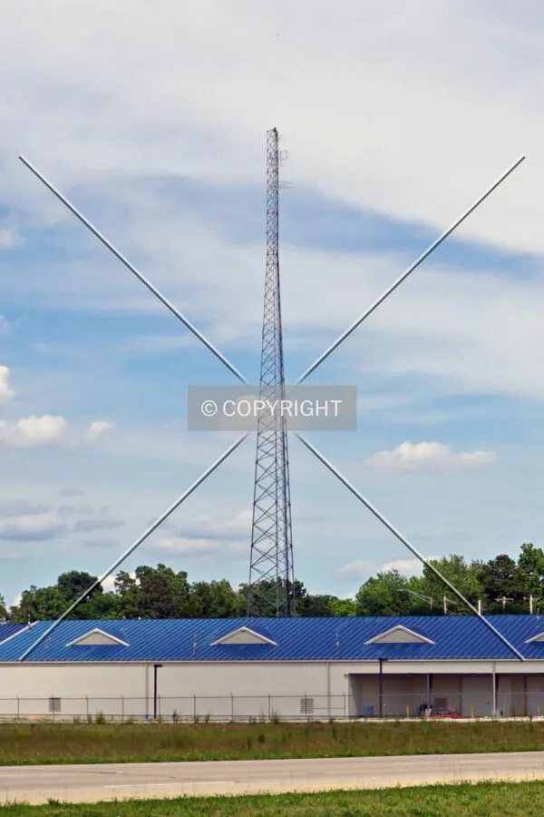 Distant view from the southwest; May 30, 2016