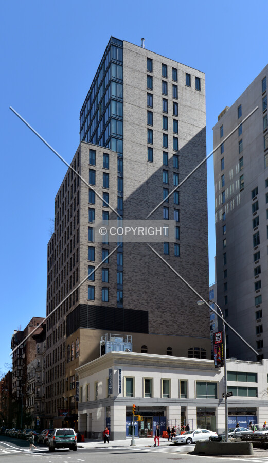 View from the northwest at 78th Street and Broadway