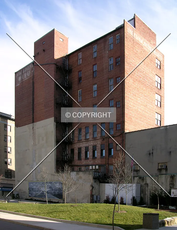 From Bland Street to the northwest