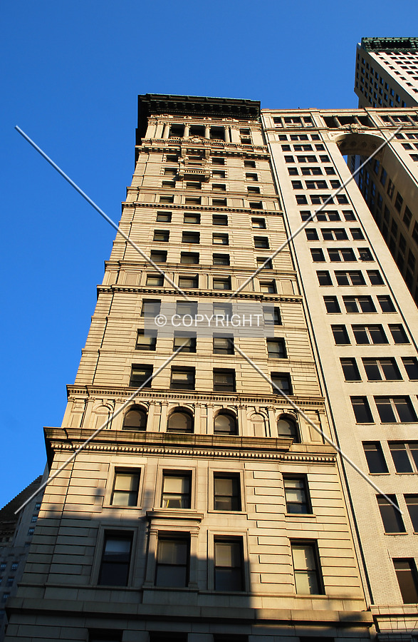 Looking up from Trinity Place