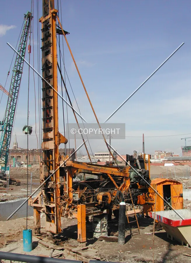View of the foundation machine
