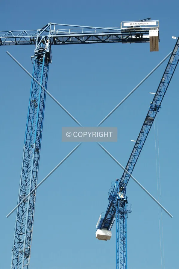 Construction cranes