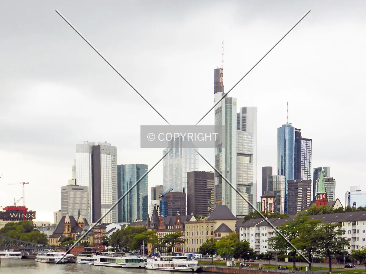 Frankfurt CBD Skyline in August 2016