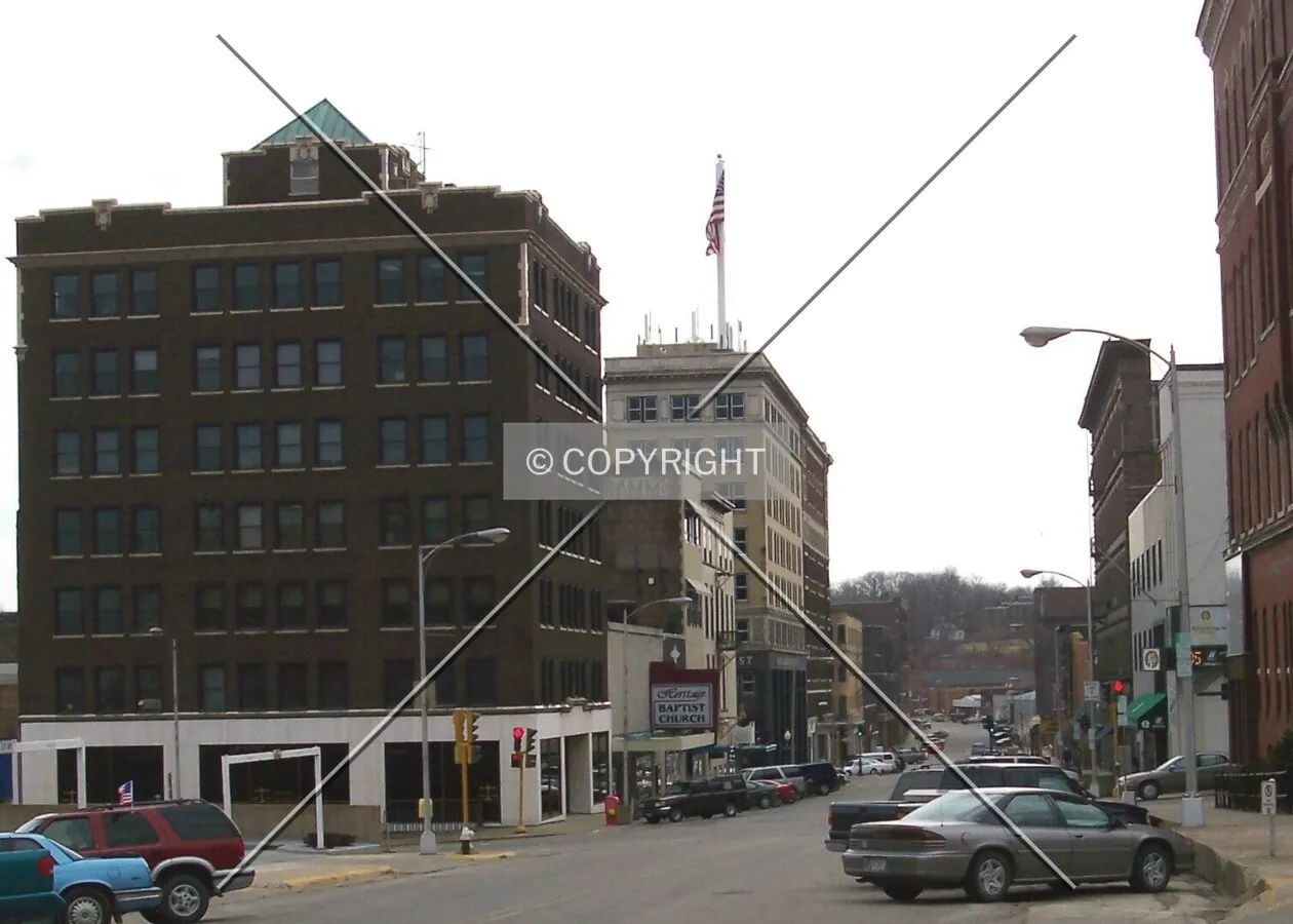 Looking south along North Third Street
