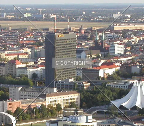 Aerial view of the tower