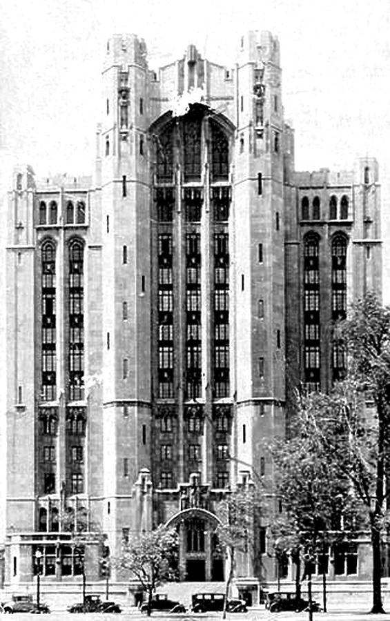 Vintage view from the southeast