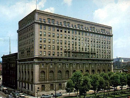Vintage view from the southwest
