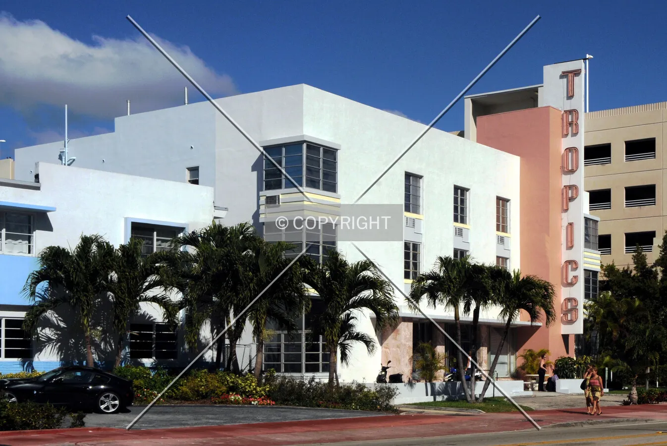 View from the southeast