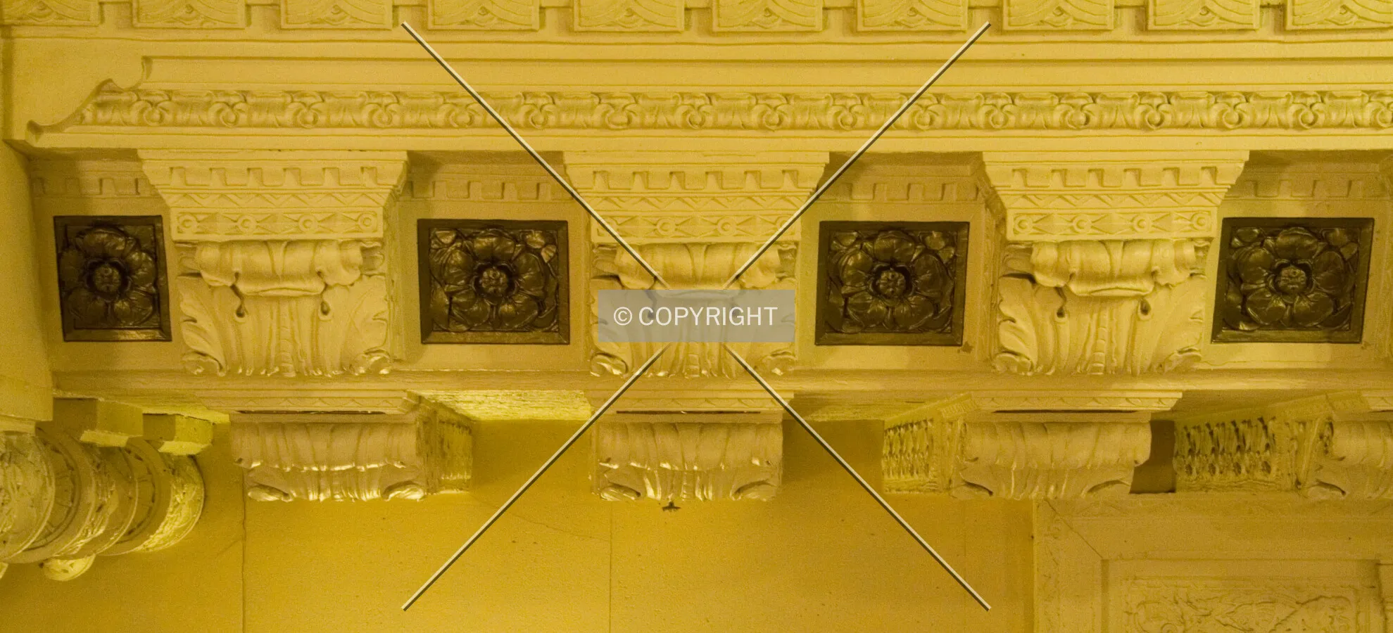 Facade detail in the Spanish Court