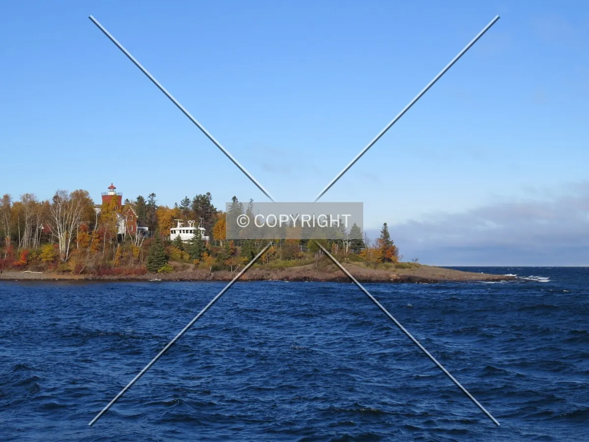 View to the northeast from the Two Harbors Breakwater