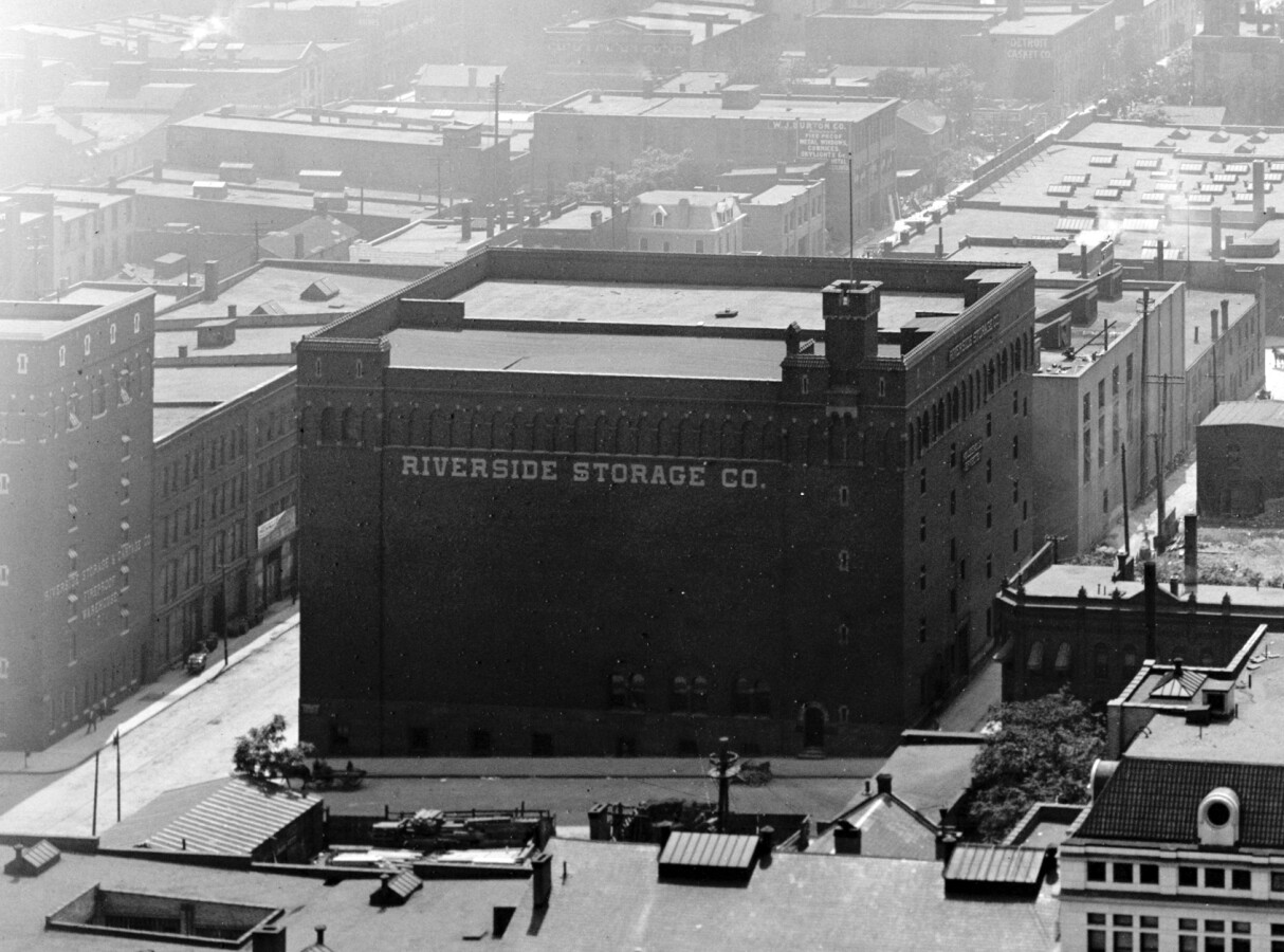 Vintage view from the northeast