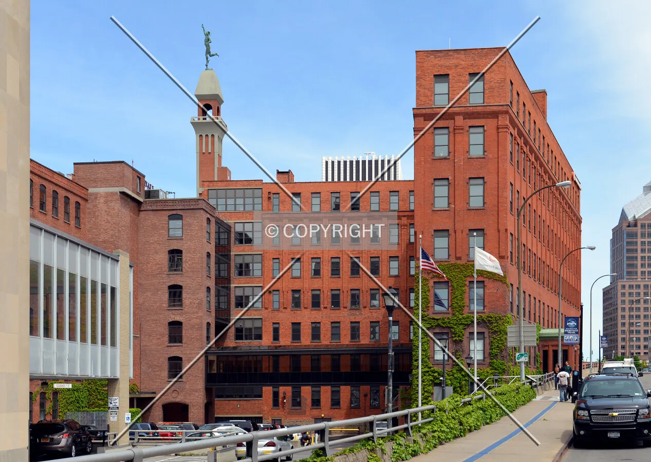 View from the west on Broad Street