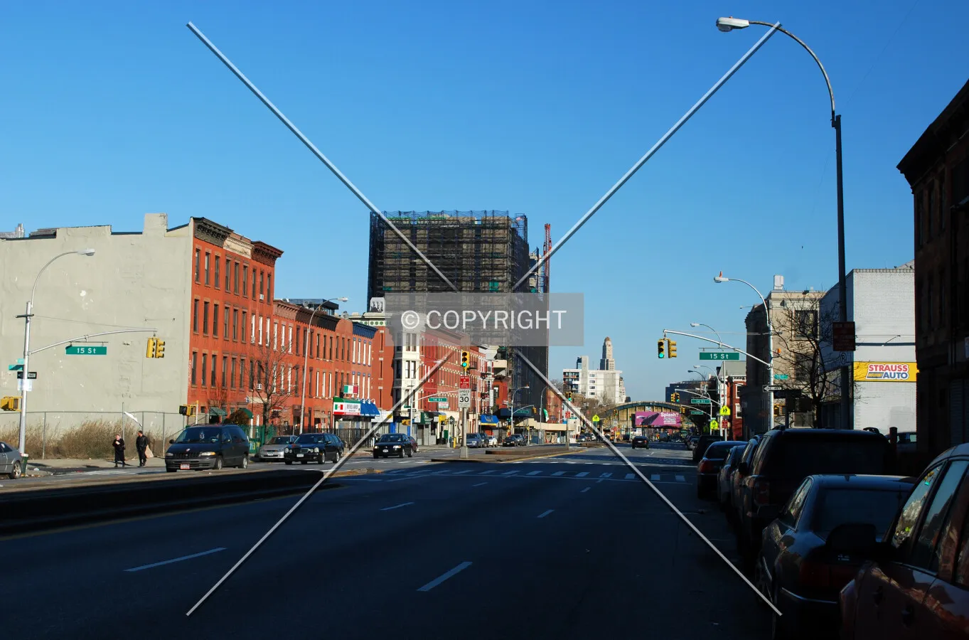 Looking northward from Grand Army Plaza