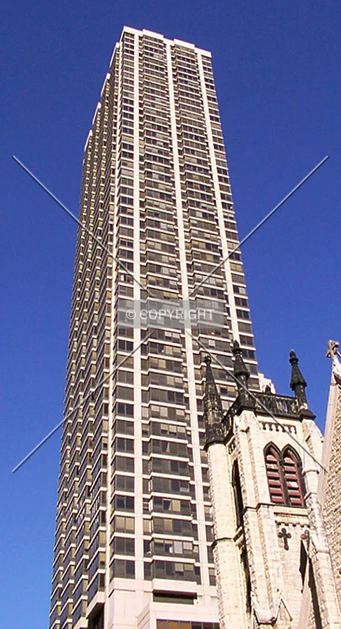 View from the south with St. James Cathedral
