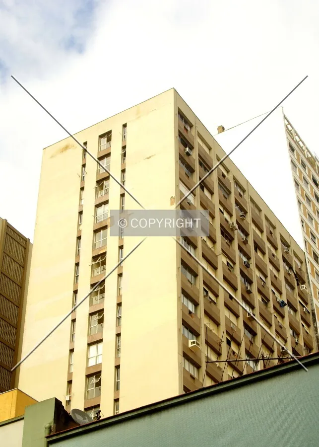 Upper floors seen from across Coronel Vicente Street