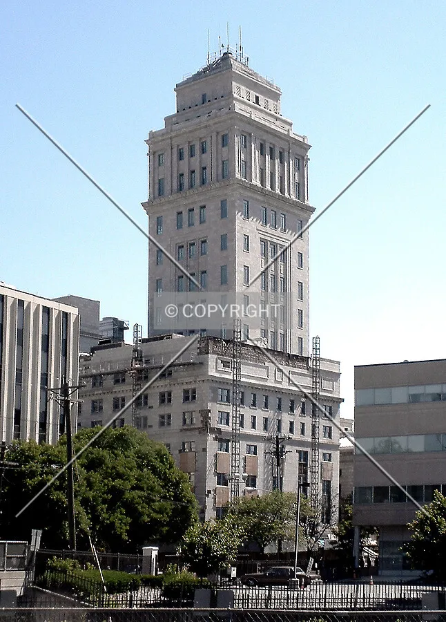 View from the southwest during renovation
