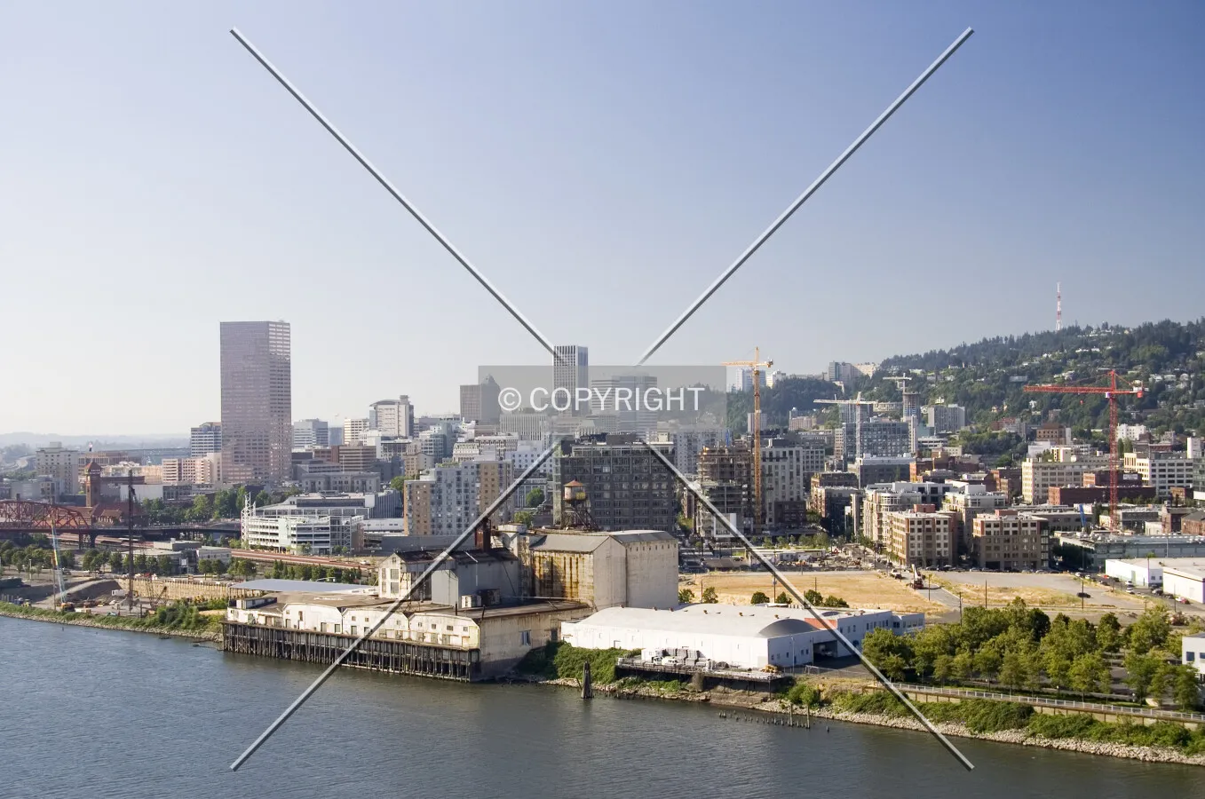 As seen from the Fremont Bridge