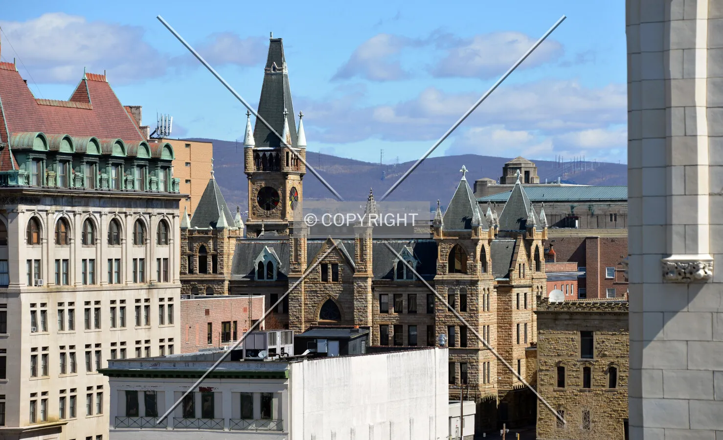 View from the southwest