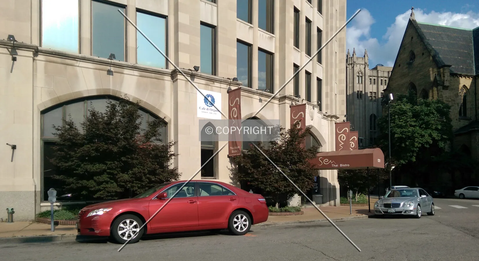Entrance from the west; July 29, 2014