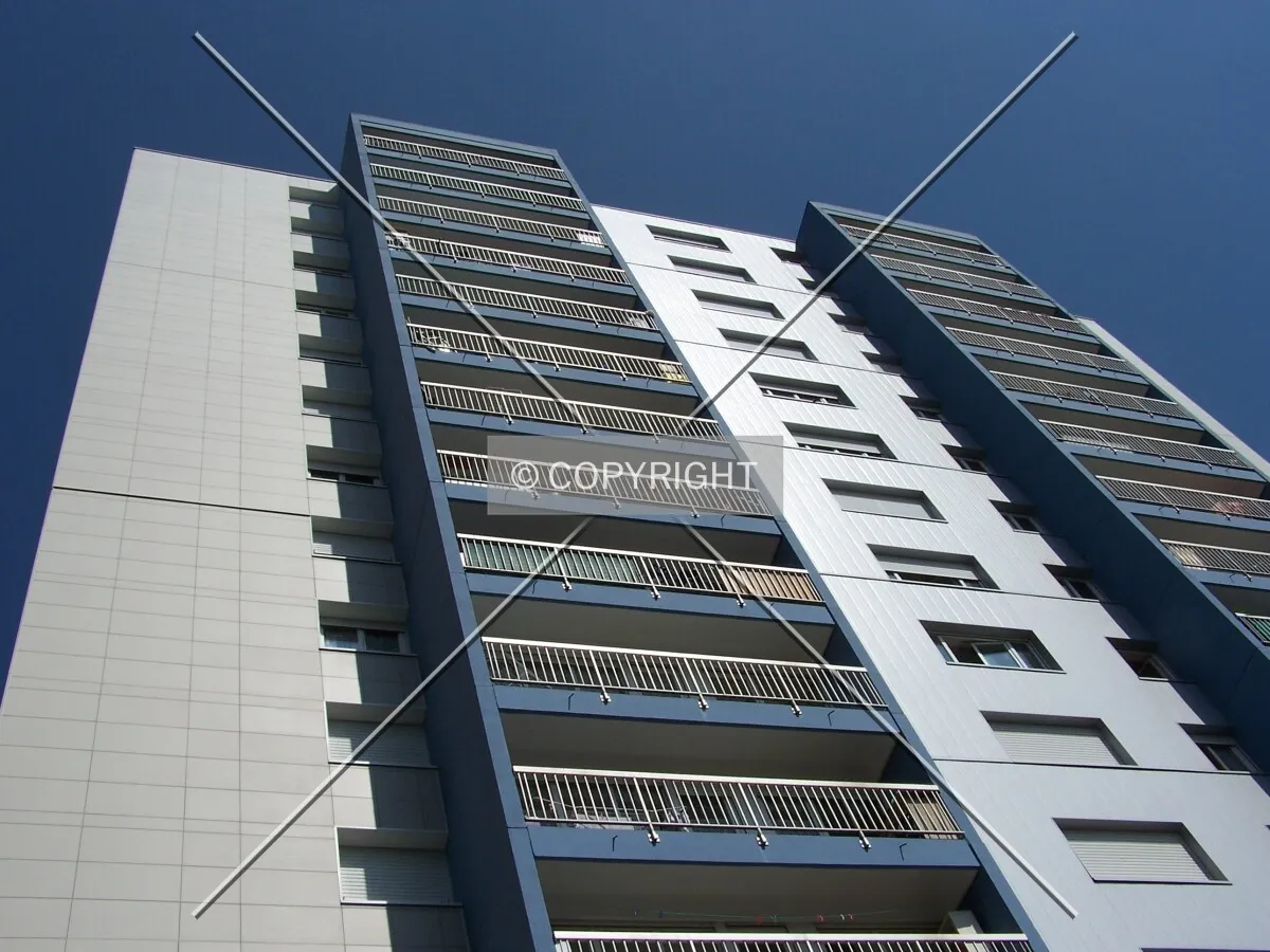 Face ouest avec balcons
