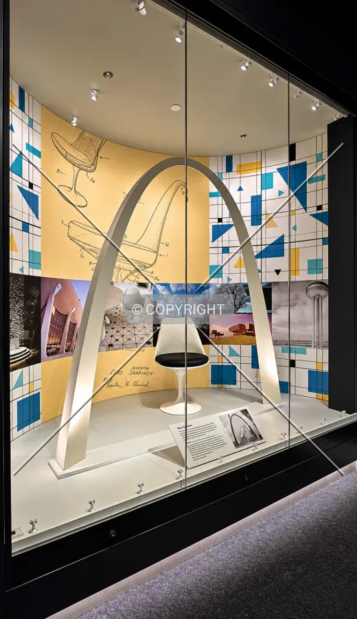 An architectural display located in the lower level, Sunday, October 4, 2026