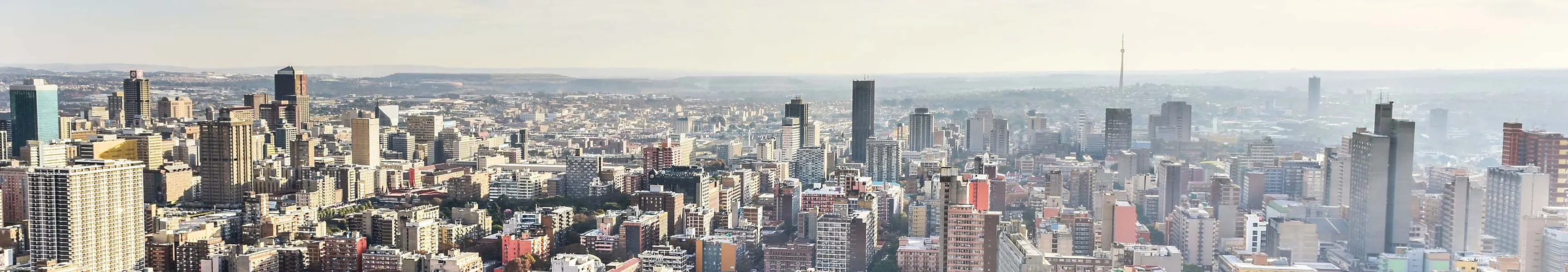 Panorama of Johannesburg