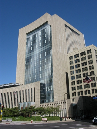 View to the northwest from 4th Street & 4th Avenue South