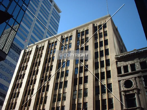 Upper floors of Nicollet Mall facade, from IDS Center