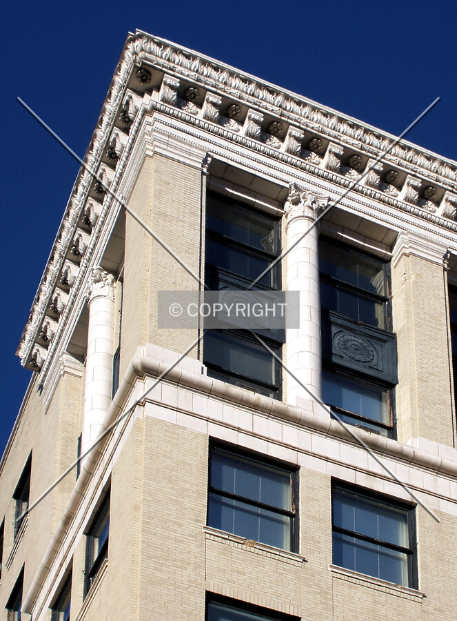 Cornice detail from the southwest