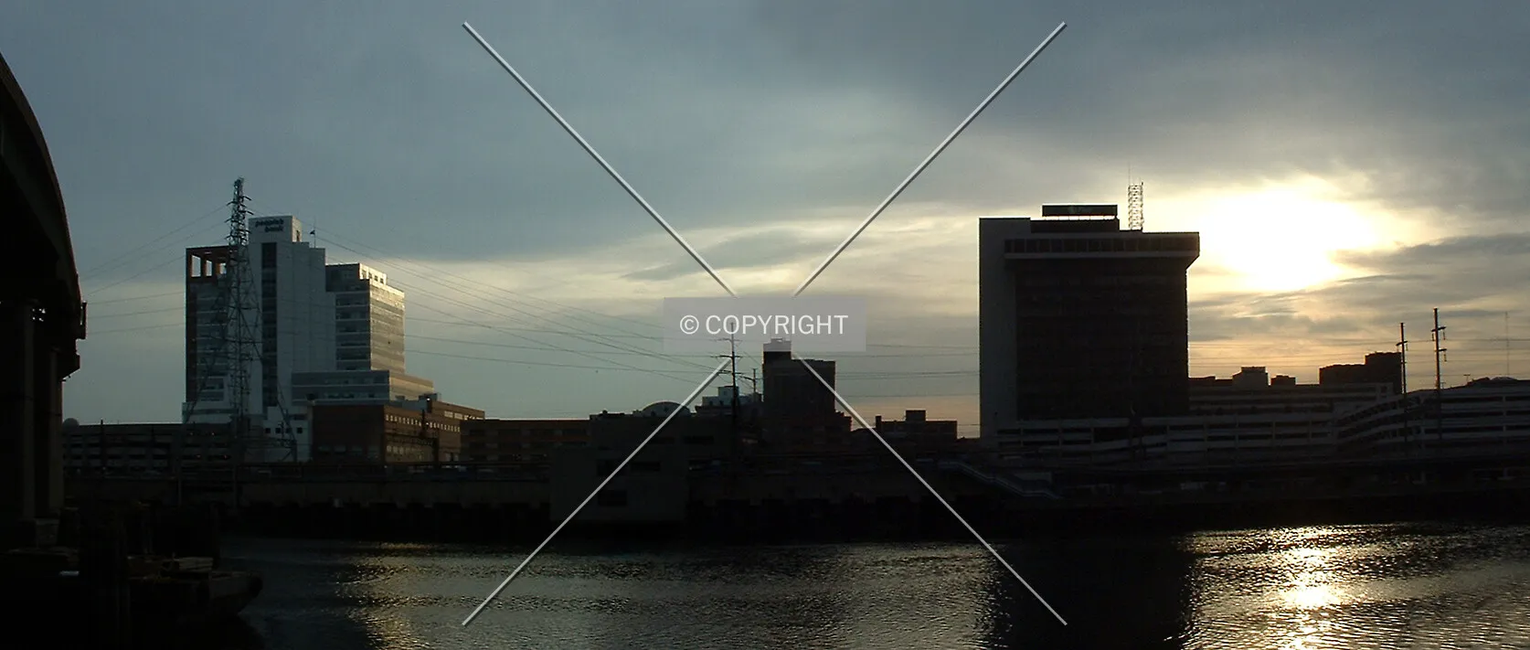Skyline from the east