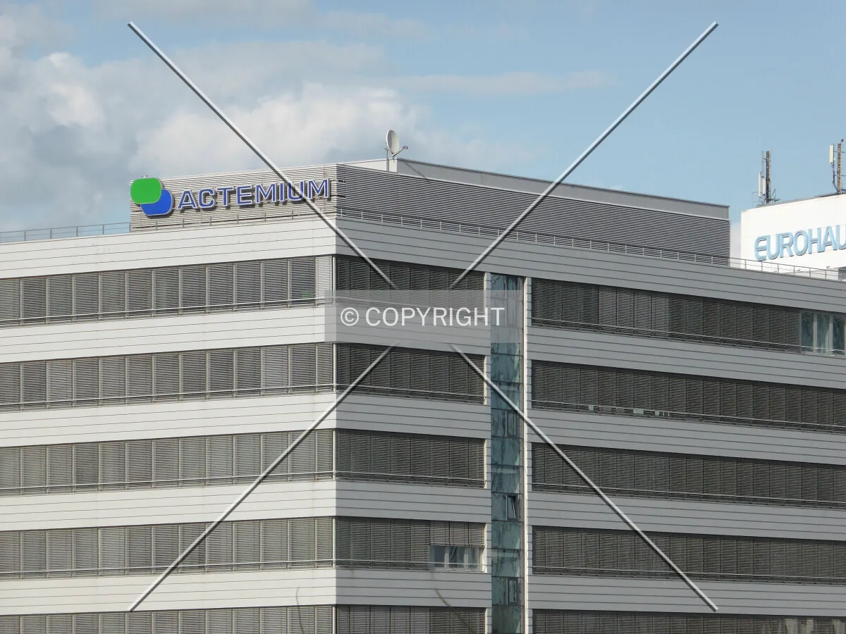 Actemium logo at the building